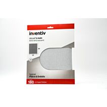 5 feuilles anti-encrassantes 230x280mm grains 180 - INVENTIV